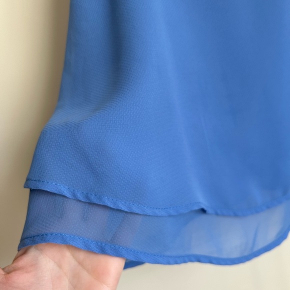 Beau Tissu Women's Small Baby Blue Tank Top - Picture 4 of 7